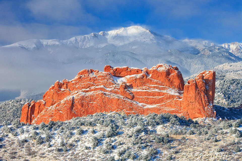 Fresh Snow & Cloudbank print