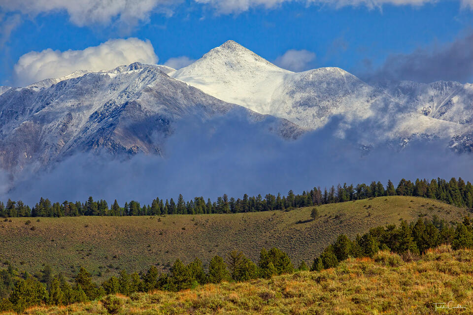 Mount Shavano Clouds print
