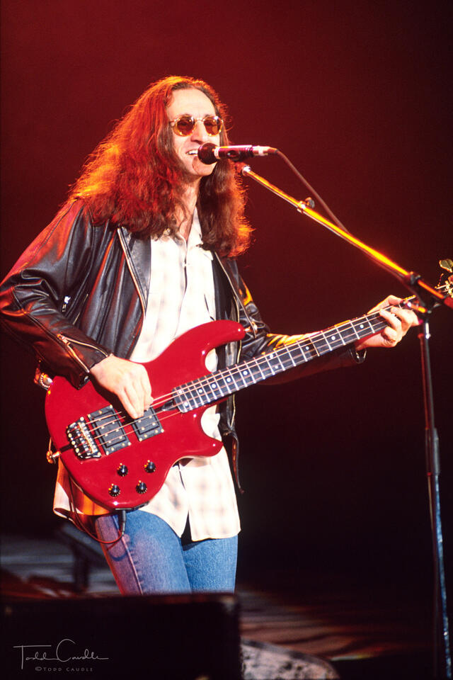 Geddy Lee of Rush print