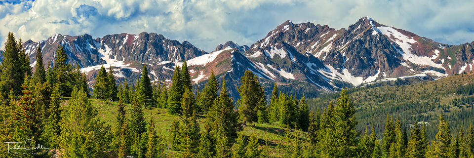 Gore Range Summer Panoramic print
