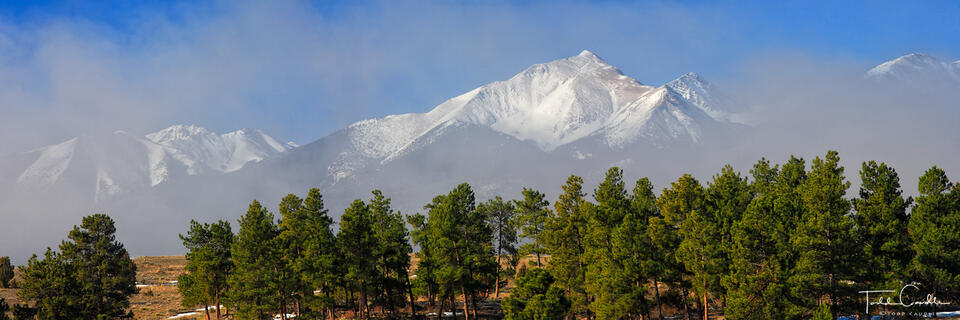 Sangre de Cristo Fogbank Panoramic print
