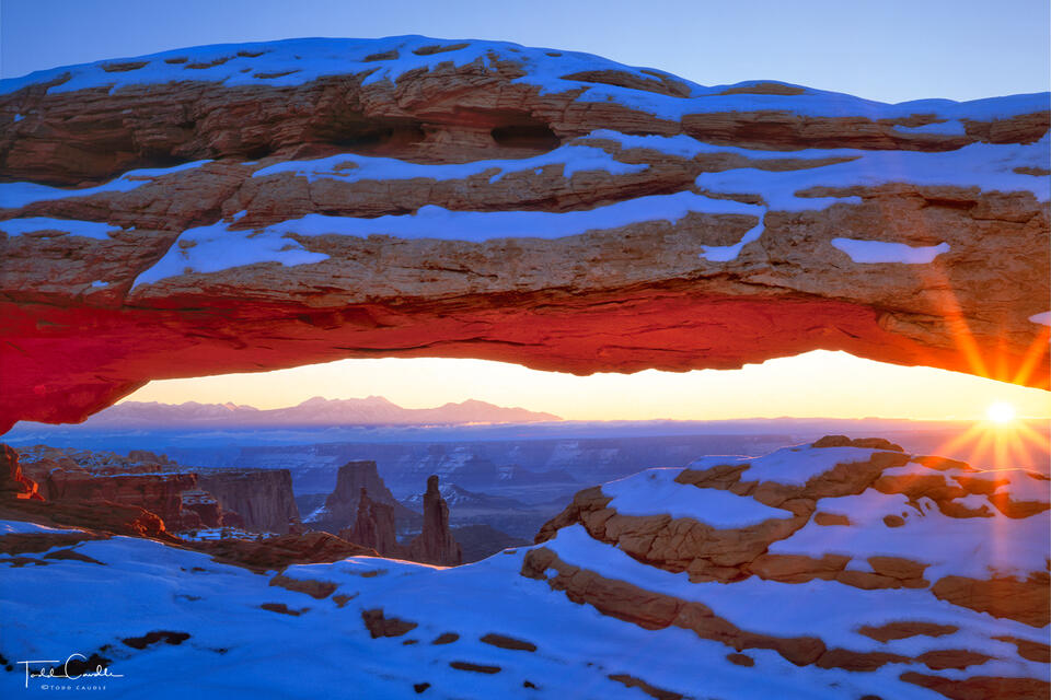 Mesa Arch Winter Sunrise print
