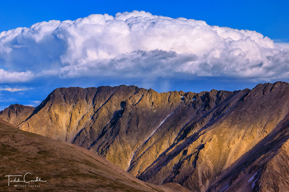 613BVS - Mount White Summer Cloud print