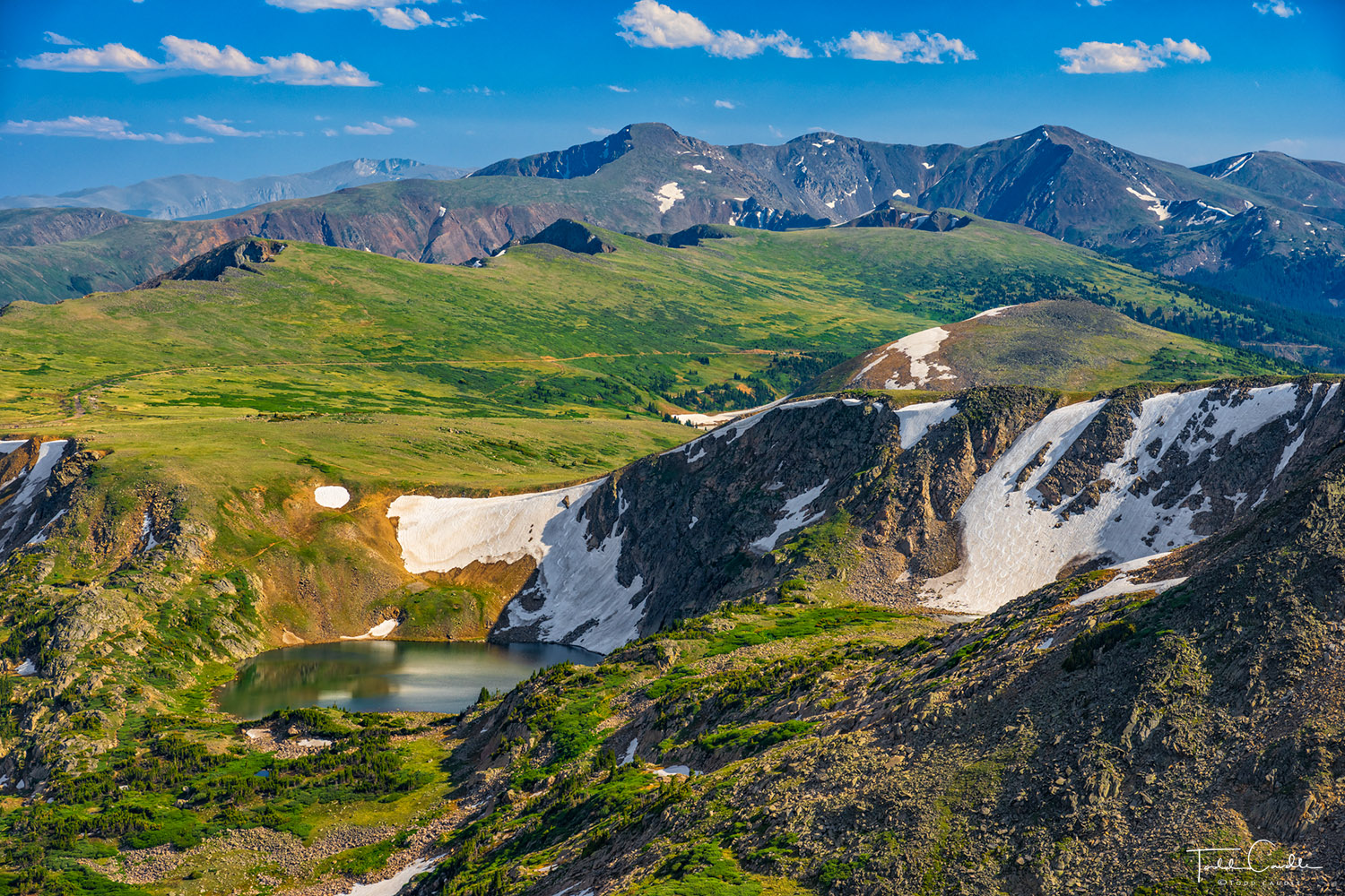 Along the CDT There's a lot going on in this image. The dominant peak in the distance is James Peak, a 13,271-foot-high mountain that lends...
