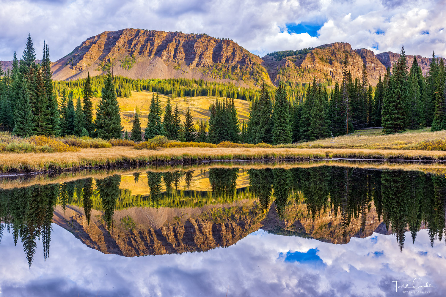 Morning Mirror A perfect morning reflection in the Flat Tops.